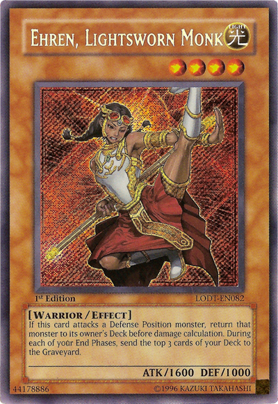 lightsworn cards yugioh Ehren, Monk [LODT-EN082] Secret Rare Grading Company:TAG/CGC/ACE Best Selection Vol. 1 You can discard 1 Ultima: The Most Extra