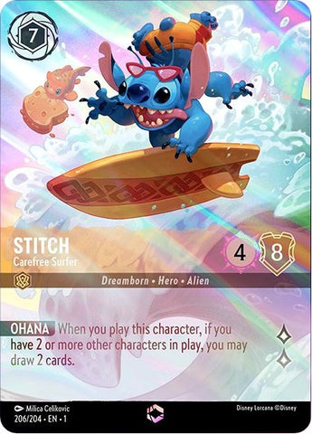 Stitch - Carefree Surfer (Enchanted) (206/204) [The First Chapter]
