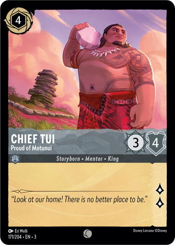 Chief Tui - Proud of Motunui (171/204) [Into the Inklands]