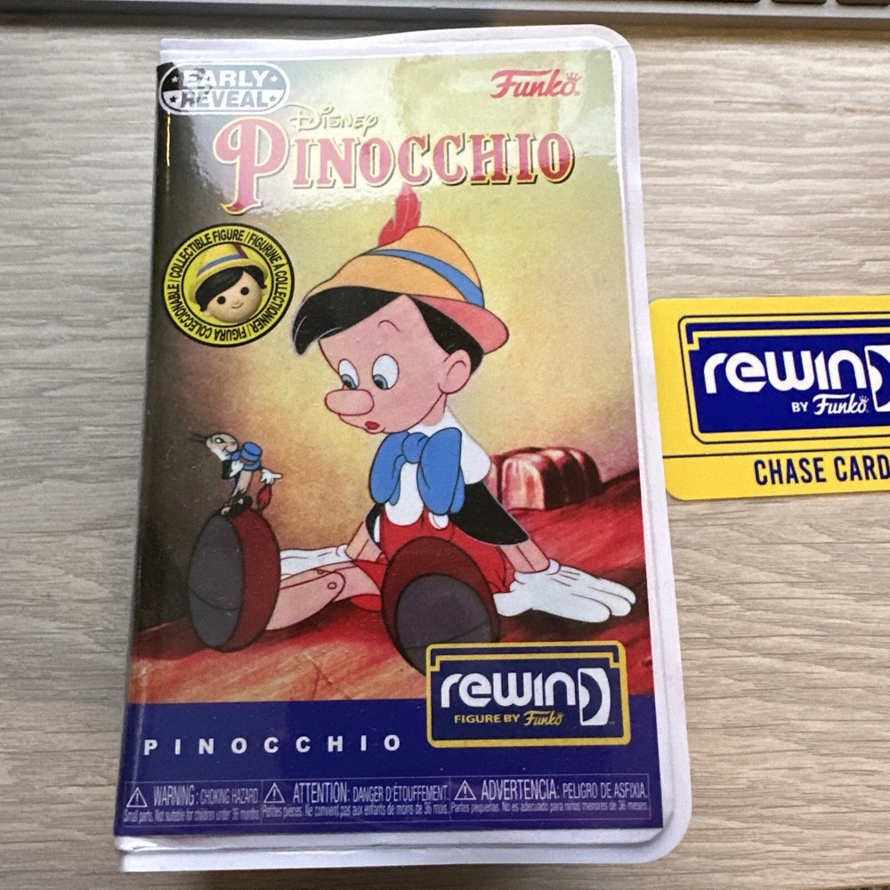 Funko Blockbuster Rewind Disney Pinocchio Figure CHASE - SDCC 2023