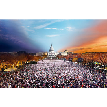 Stephen Wilkes Day to Night: Presidential Inauguration, Washington D.C.