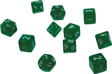 Eclipse: Poly 11 Dice Set- Forest Green