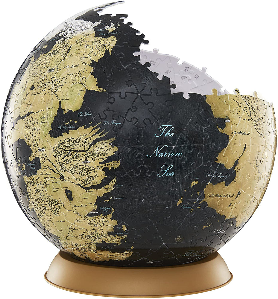 Cityscape Game of Thrones 3D Puzzles (3D Westeros and Essos Globe Puzzle, 9-inch)