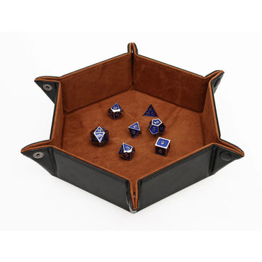 Brown Foldable Dice Tray