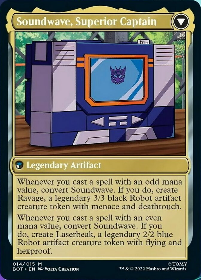 Soundwave, Sonic Spy // Soundwave, Superior Captain Soundwave, Sonic Spy // Soundwave, Superior Captain