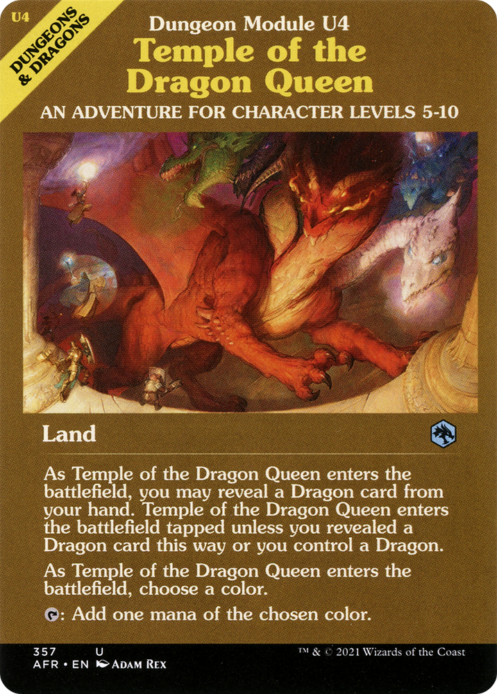 Temple of the Dragon Queen (Dungeon Module) [Dungeons & Dragons: Adventures in the Forgotten Realms]