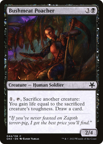 Bushmeat Poacher [Game Night: Free-for-All]