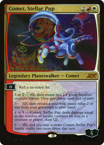 Comet, Stellar Pup (Galaxy Foil) [Unfinity]