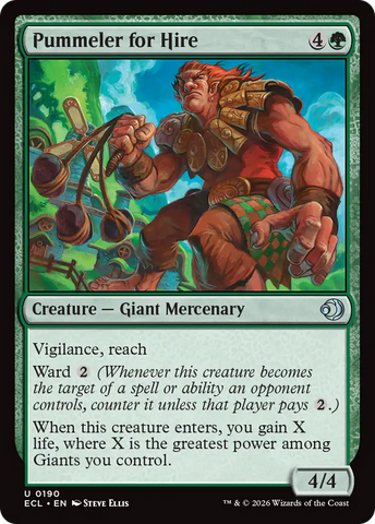 Pummeler for Hire [Lorwyn Eclipsed]