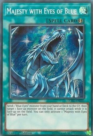 Majesty with Eyes of Blue [LCKC-EN031] Secret Rare
