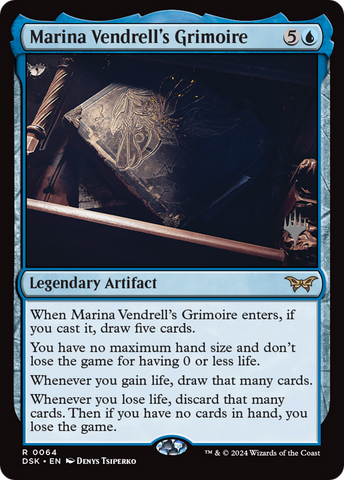 Marina Vendrell's Grimoire (Promo Pack) [Duskmourn: House of Horror Promos]