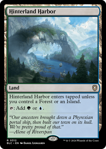 Hinterland Harbor [Bloomburrow Commander]