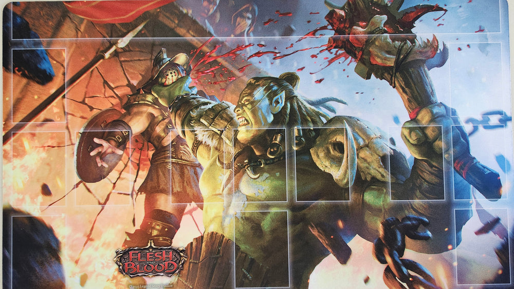 Show No Mercy Playmat (fabtcg) Hartford Calling - Flesh and Blood