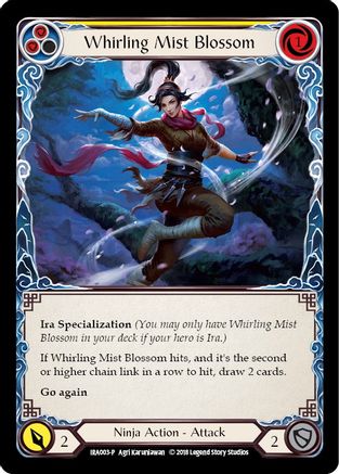 Whirling Mist Blossom [IRA003-P] (Ira Welcome Deck)  1st Edition Normal