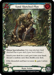 Sand Sketched Plan [U-WTR009] (Welcome to Rathe Unlimited)  Unlimited Rainbow Foil