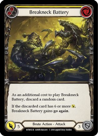 Breakneck Battery (Yellow) [WTR012-R] (Welcome to Rathe)  Alpha Print Normal