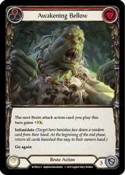 Awakening Bellow (Red) [U-WTR032] (Welcome to Rathe Unlimited)  Unlimited Rainbow Foil