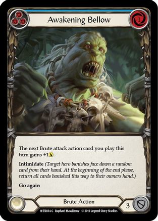 Awakening Bellow (Blue) [U-WTR034] (Welcome to Rathe Unlimited)  Unlimited Normal