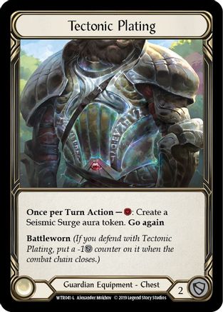 Tectonic Plating [U-WTR041] (Welcome to Rathe Unlimited)  Unlimited Rainbow Foil