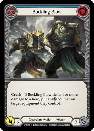 Buckling Blow (Blue) [U-WTR059] (Welcome to Rathe Unlimited)  Unlimited Rainbow Foil