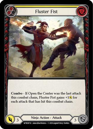 Fluster Fist (Yellow) [U-WTR087] (Welcome to Rathe Unlimited)  Unlimited Normal