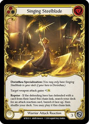 Singing Steelblade [U-WTR121] (Welcome to Rathe Unlimited)  Unlimited Rainbow Foil
