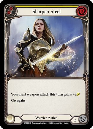Sharpen Steel (Yellow) [WTR142-C] (Welcome to Rathe)  Alpha Print Rainbow Foil