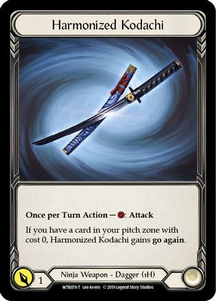 Harmonized Kodachi // Katsu, the Wanderer [U-WTR078 // U-WTR076] (Welcome to Rathe Unlimited)  Unlimited Normal
