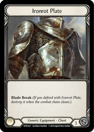 Ironrot Plate [U-WTR156] (Welcome to Rathe Unlimited)  Unlimited Rainbow Foil