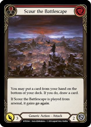 Scour the Battlescape (Red) [U-WTR194] (Welcome to Rathe Unlimited)  Unlimited Normal