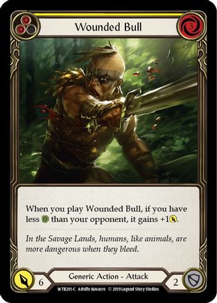 Wounded Bull (Yellow) [WTR201-C] (Welcome to Rathe)  Alpha Print Normal