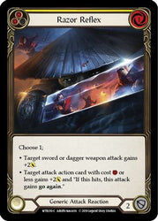 Razor Reflex (Yellow) [U-WTR210] (Welcome to Rathe Unlimited)  Unlimited Rainbow Foil