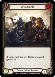 Unmovable (Yellow) [U-WTR213] (Welcome to Rathe Unlimited)  Unlimited Rainbow Foil