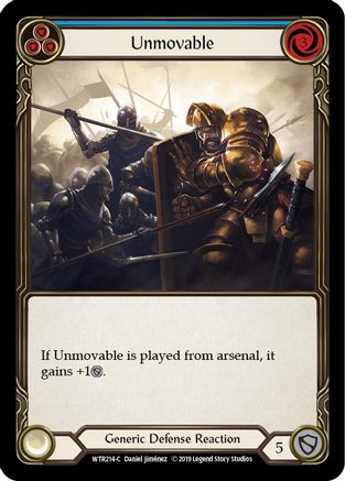 Unmovable (Blue) [U-WTR214] (Welcome to Rathe Unlimited)  Unlimited Normal