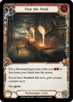 Pour the Mold (Red) [U-ARC014] (Arcane Rising Unlimited)  Unlimited Rainbow Foil