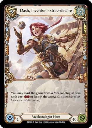 Dash, Inventor Extraordinaire // Runechant [ARC001 // ARC112] (Arcane Rising)  1st Edition Normal