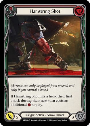 Hamstring Shot (Red) [U-ARC060] (Arcane Rising Unlimited)  Unlimited Rainbow Foil