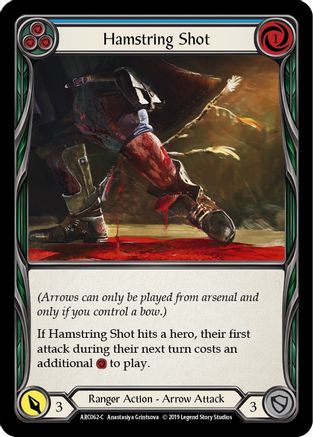 Hamstring Shot (Blue) [U-ARC062] (Arcane Rising Unlimited)  Unlimited Rainbow Foil