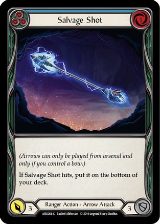 Salvage Shot (Blue) [U-ARC068] (Arcane Rising Unlimited)  Unlimited Normal