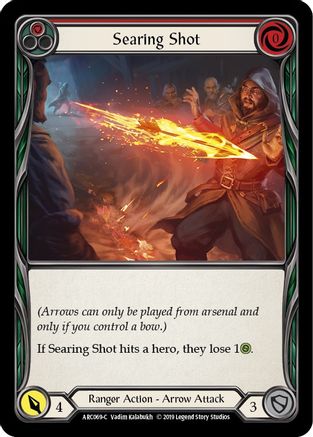 Searing Shot (Red) [U-ARC069] (Arcane Rising Unlimited)  Unlimited Rainbow Foil