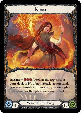 Kano // Viserai, Rune Blood [U-ARC114 // U-ARC075] (Arcane Rising Unlimited)