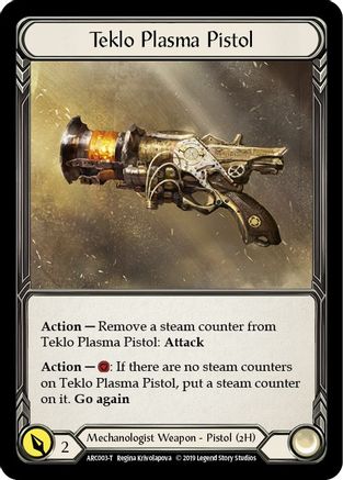 Teklo Plasma Pistol // Viserai, Rune Blood [U-ARC003 // U-ARC075] (Arcane Rising Unlimited)