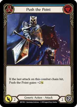 Push the Point (Blue) [U-ARC190] (Arcane Rising Unlimited)  Unlimited Normal