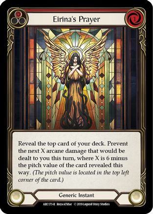 Eirina's Prayer (Red) [U-ARC173] (Arcane Rising Unlimited)  Unlimited Rainbow Foil