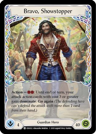 Bravo, Showstopper [U-CRU022] (Crucible of War Unlimited)  Unlimited Normal