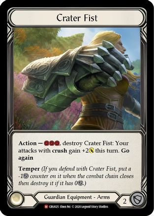 Crater Fist [U-CRU025] (Crucible of War Unlimited)  Unlimited Normal