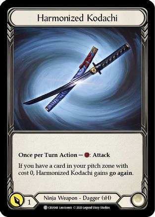 Harmonized Kodachi [U-CRU048] (Crucible of War Unlimited)  Unlimited Normal