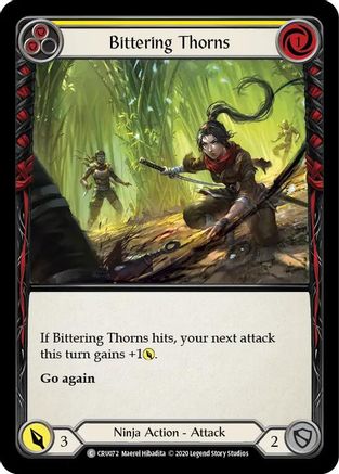 Bittering Thorns [U-CRU072] (Crucible of War Unlimited)  Unlimited Rainbow Foil