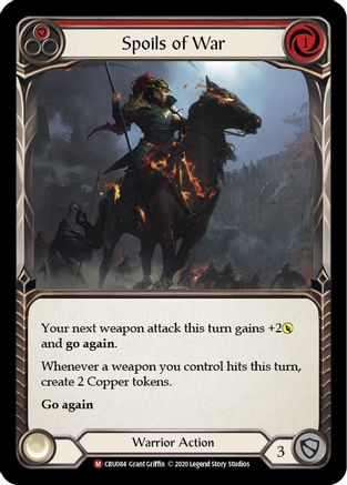 Spoils of War [U-CRU084] (Crucible of War Unlimited)  Unlimited Normal