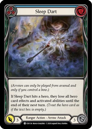 Sleep Dart (Blue) [CRU134] (Crucible of War)  1st Edition Rainbow Foil